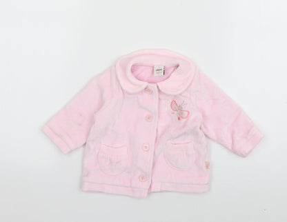 Adams Girls Pink   Jacket  Size 0-3 Months   Button