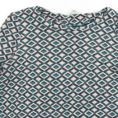 Womens UK Size 6 River Island Blue Basic T-Shirt