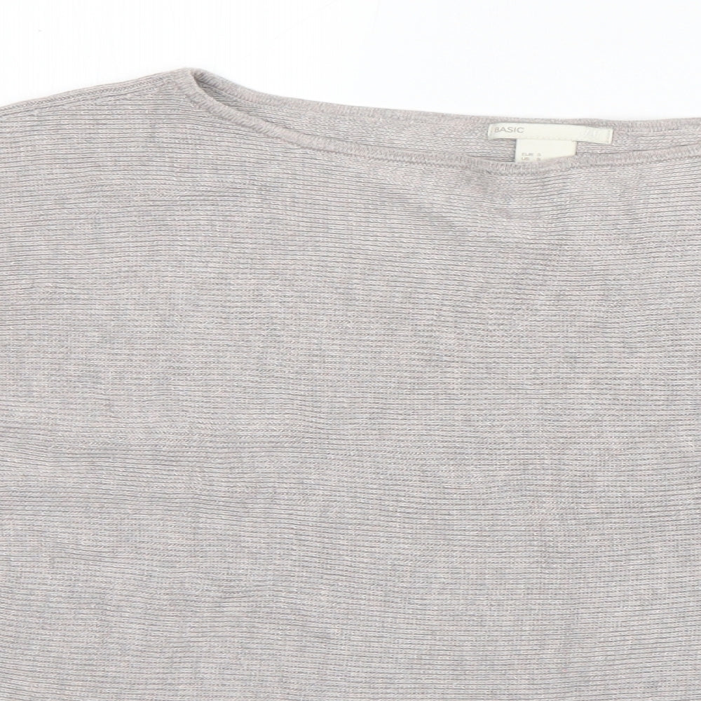 Womens UK Size S H&M Grey Pullover Jumper