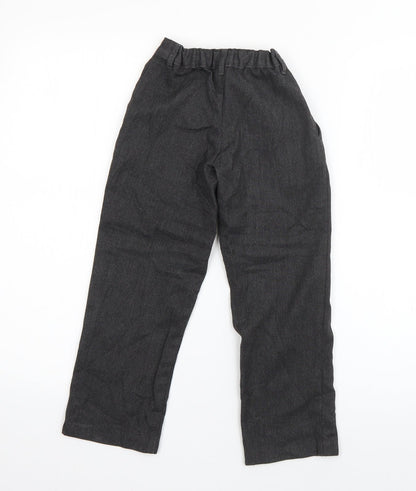George Boys Grey  Polyester Dress Pants Trousers Size 5-6 Years  Regular