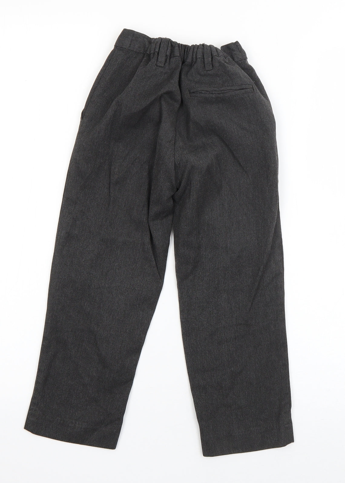 Lily & Dan Boys Grey  Polyester Dress Pants Trousers Size 4-5 Years  Regular