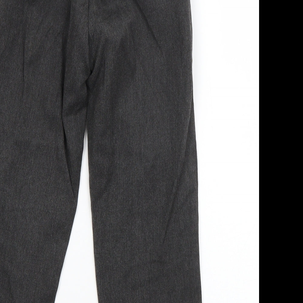 Lily & Dan Boys Grey  Polyester Dress Pants Trousers Size 4-5 Years  Regular