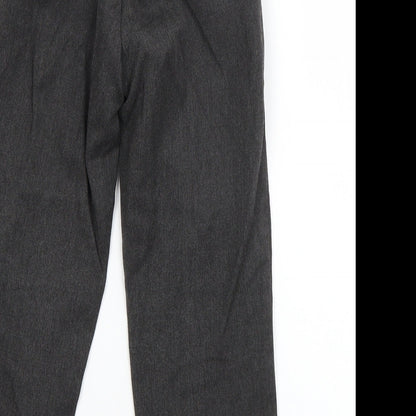 Lily & Dan Boys Grey  Polyester Dress Pants Trousers Size 4-5 Years  Regular