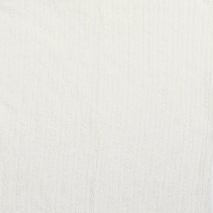 Papaya Womens White  Polyester Basic T-Shirt Size 14 Round Neck