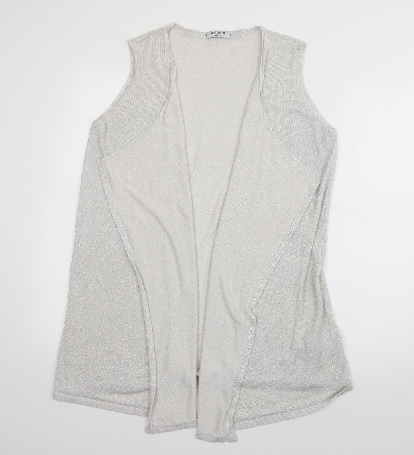Womens UK Size 16 JD Williams White Cardigan Jumper