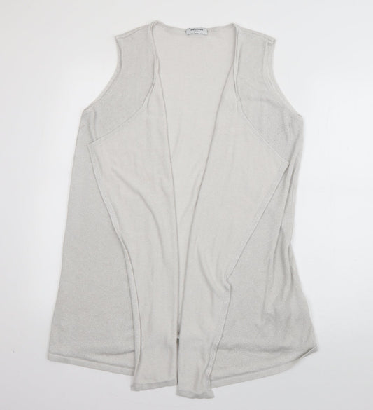 Womens UK Size 16 JD Williams White Cardigan Jumper