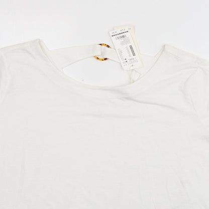 Womens UK Size 3XL TOM TAILOR White Basic T-Shirt