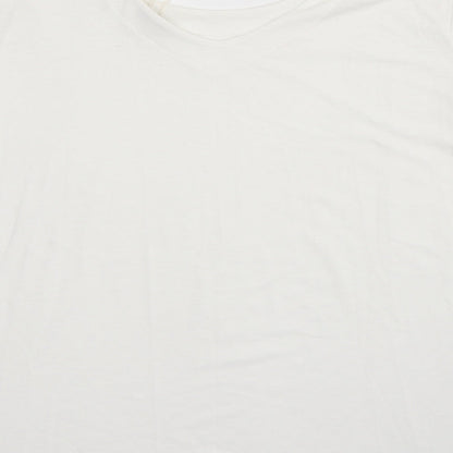 Womens UK Size 3XL TOM TAILOR White Basic T-Shirt