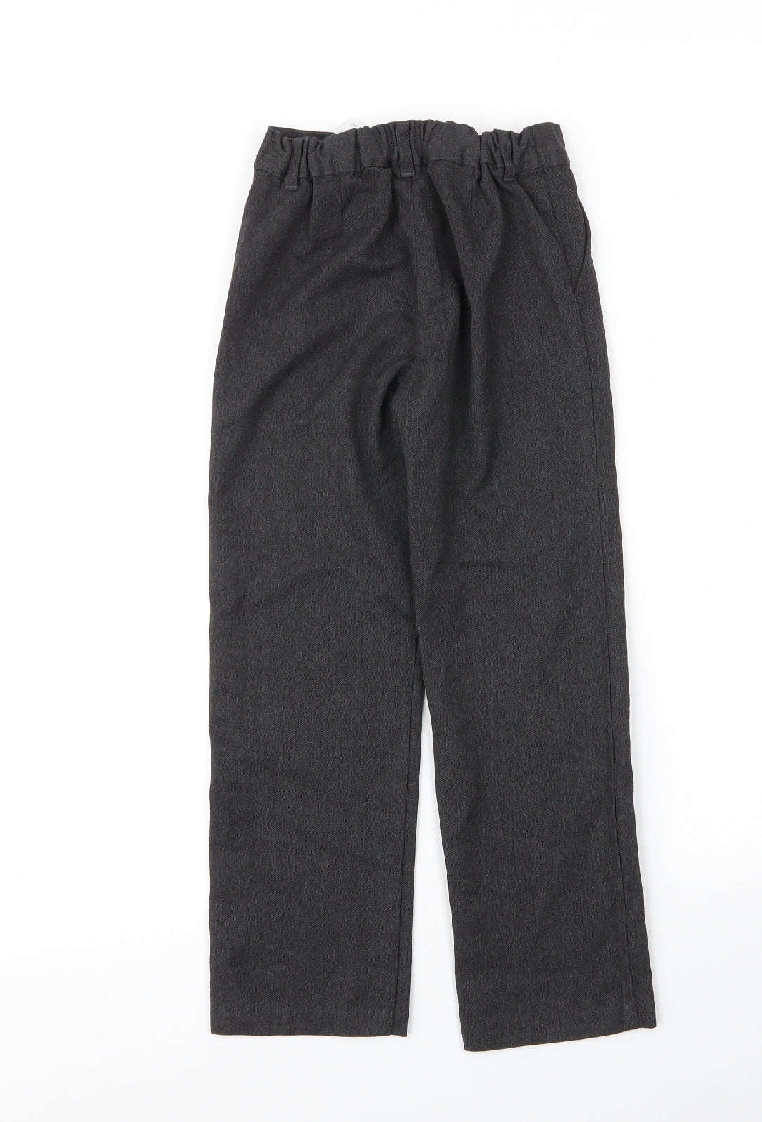 F&F Boys Grey  Viscose Capri Trousers Size 7 Years L21 in Regular Zip