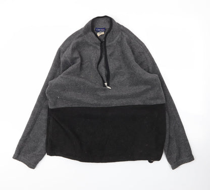 Additional front view of Catalina men’s grey high neck polyester jumper, size S