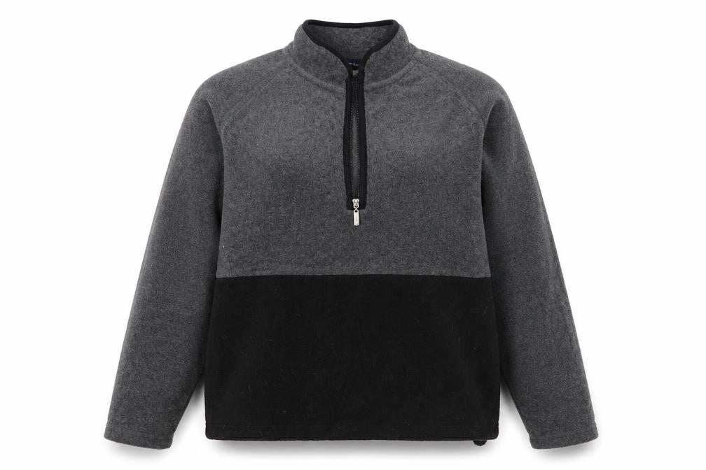 Front view of Catalina men’s grey high neck polyester jumper, size S