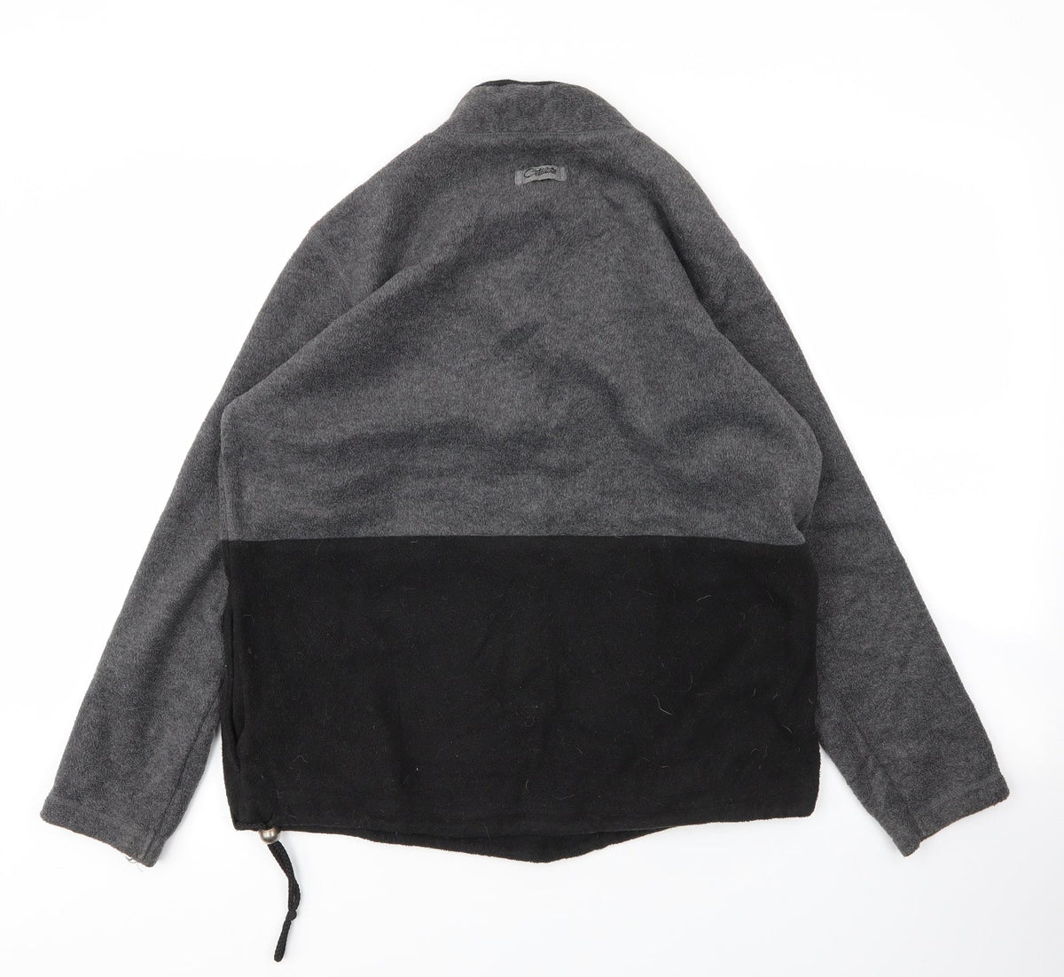 Back view of Catalina men’s grey high neck polyester jumper, size S