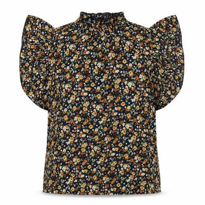 Womens UK Size M SheIn Black Basic Blouse