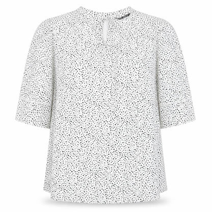 Womens UK Size M SheIn White Basic Blouse