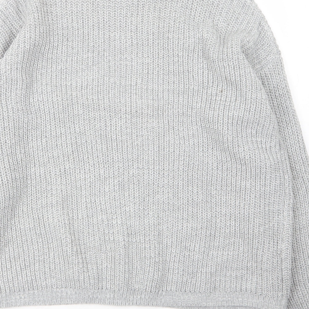 Womens UK Size L Peacocks Grey Pullover Jumper