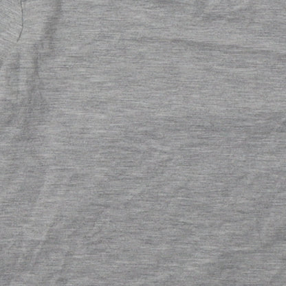 Brand and care label for George boys’ grey polyester basic casual, size 2-3, years crew neck pullover - cool dude