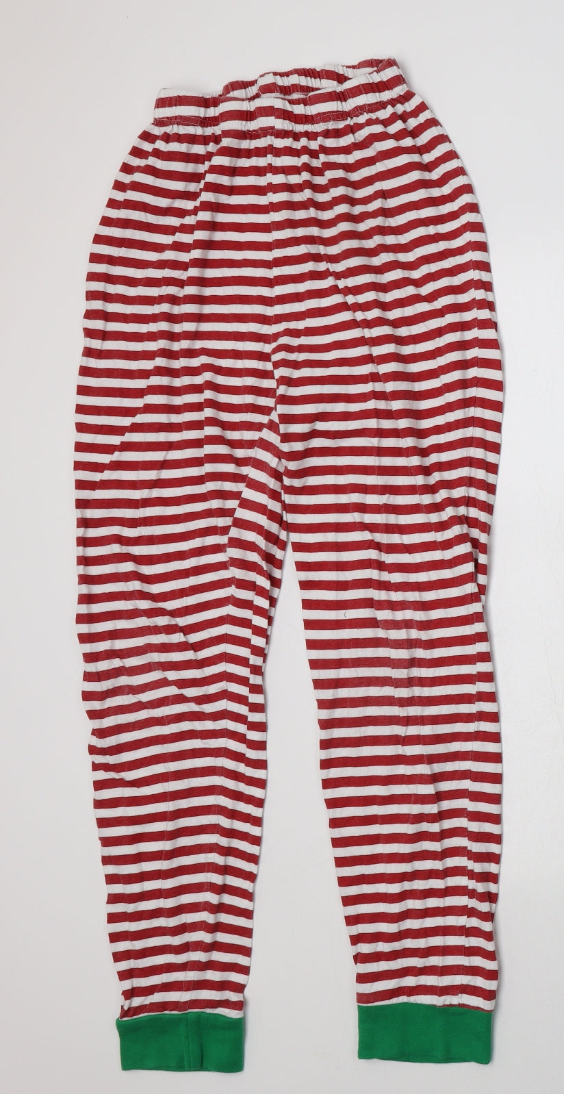 Love To Dream Womens Green Striped Cotton  Pyjama Set Size 10   - team elf