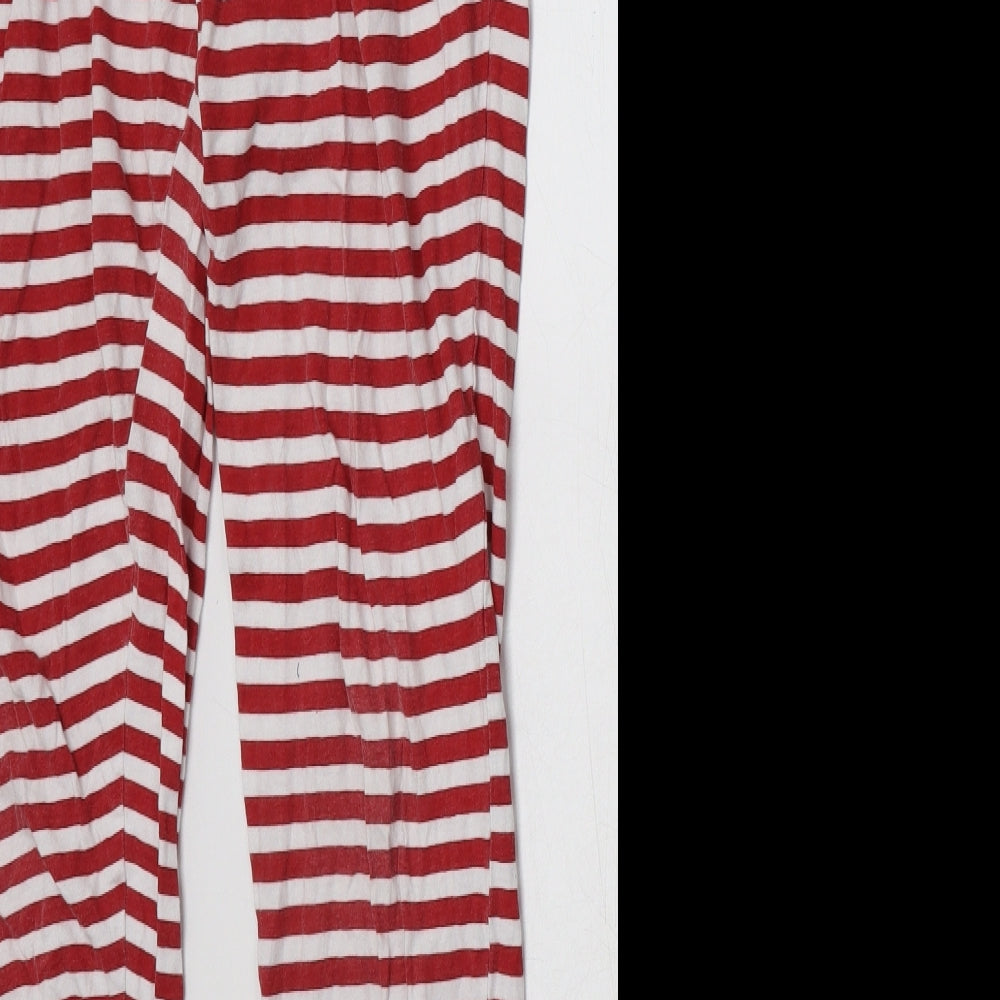 Love To Dream Womens Green Striped Cotton  Pyjama Set Size 10   - team elf