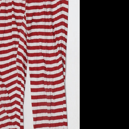 Love To Dream Womens Green Striped Cotton  Pyjama Set Size 10   - team elf