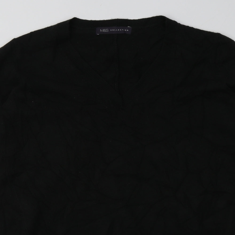 Womens UK Size 10 Marks and Spencer Black Pullover Sweatshirt