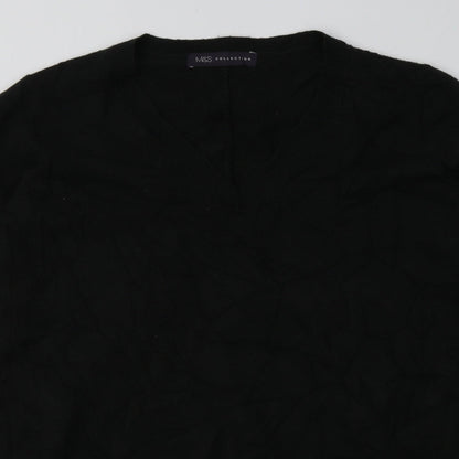 Womens UK Size 10 Marks and Spencer Black Pullover Sweatshirt
