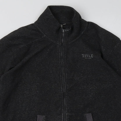 TITLE Womens Grey  Polyester Full Zip Sweatshirt Size 10  Zip