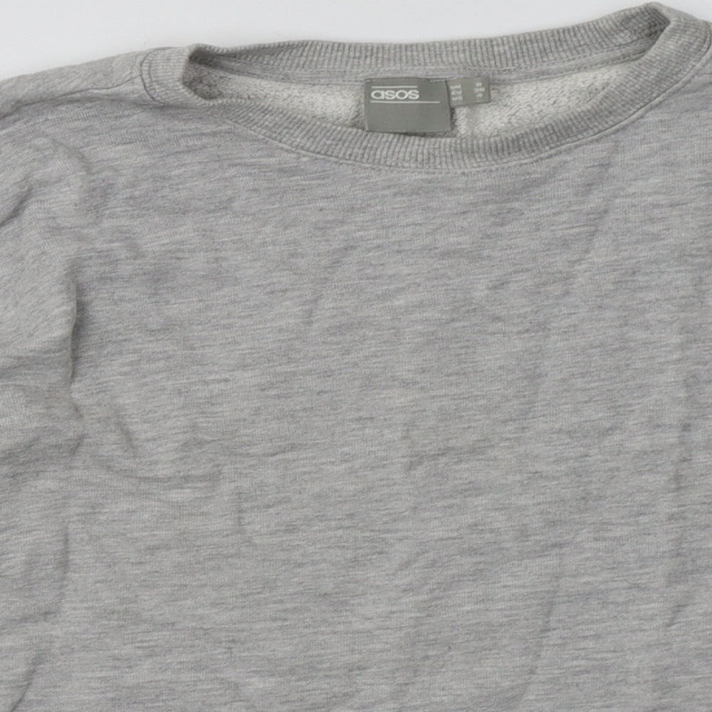 Womens UK Size 8 ASOS Grey Pullover Sweatshirt