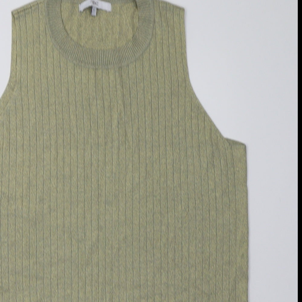 Womens UK Size L NEXT Gold Basic Tank