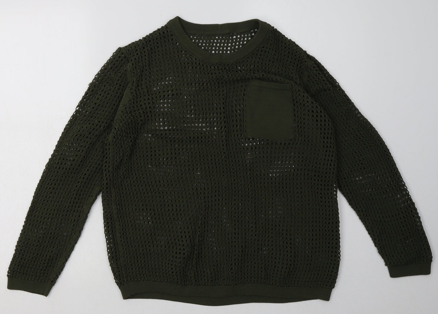 Womens UK Size M NEXT Green Pullover Sweatshirt