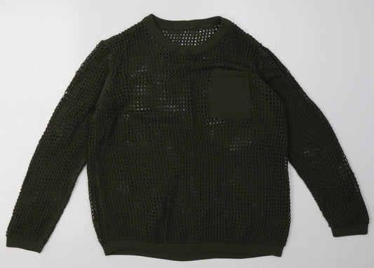 Womens UK Size M NEXT Green Pullover Sweatshirt