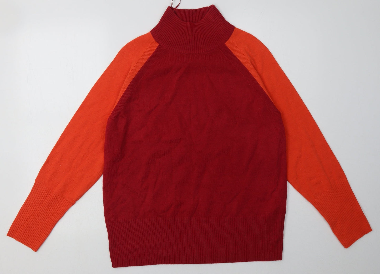 Womens UK Size S Marks and Spencer Red Pullover Sweatshirt