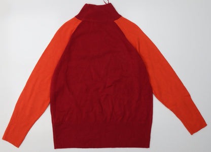 Womens UK Size S Marks and Spencer Red Pullover Sweatshirt