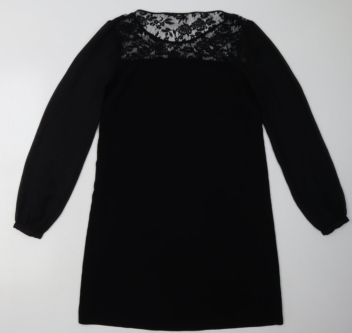 George Womens Black  Nylon A-Line  Size 10  Crew Neck Pullover