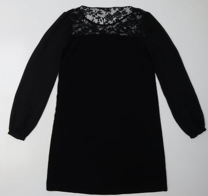 George Womens Black  Nylon A-Line  Size 10  Crew Neck Pullover