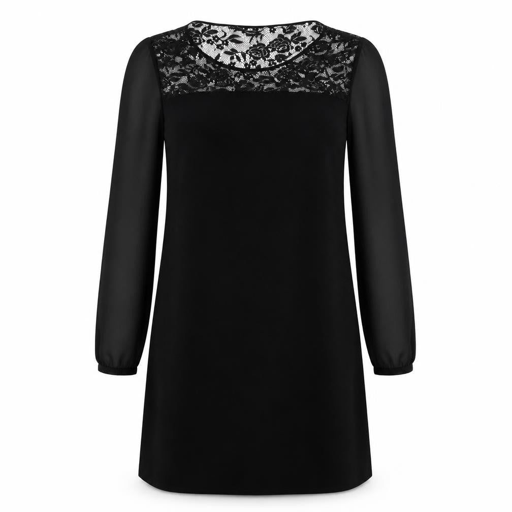 George Womens Black  Nylon A-Line  Size 10  Crew Neck Pullover