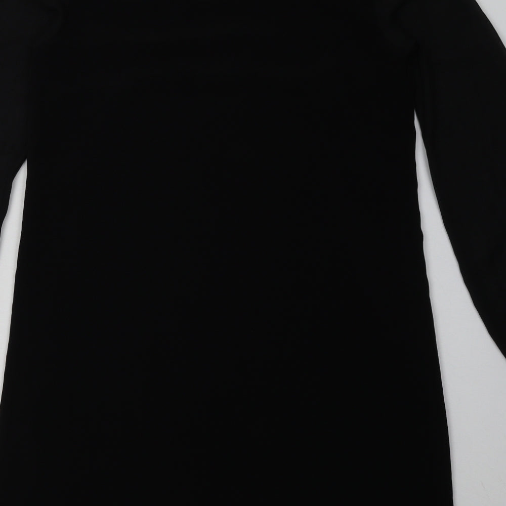 George Womens Black  Nylon A-Line  Size 10  Crew Neck Pullover