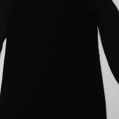 George Womens Black  Nylon A-Line  Size 10  Crew Neck Pullover