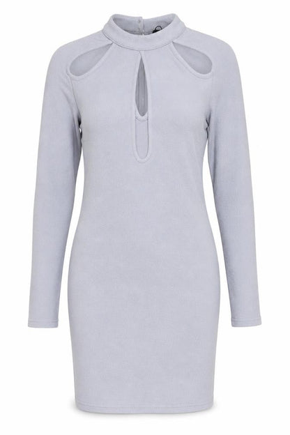AX Paris Womens Blue  Polyester Mini  Size 8  Round Neck