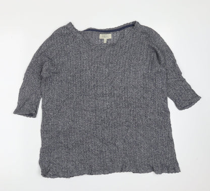 Womens UK Size S Zara Blue Pullover Jumper