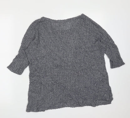 Womens UK Size S Zara Blue Pullover Jumper