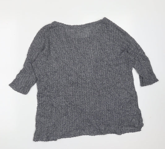 Womens UK Size S Zara Blue Pullover Jumper