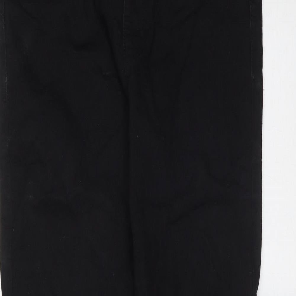 Primark Womens Black  Cotton Jegging Jeans Size 10 L26 in Extra-Slim