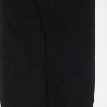 Primark Womens Black  Cotton Jegging Jeans Size 10 L26 in Extra-Slim