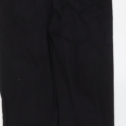 Primark Womens Black  Cotton Jegging Jeans Size 10 L26 in Extra-Slim