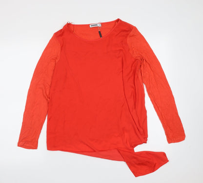 Womens UK Size 12 Gallery Red Basic Blouse