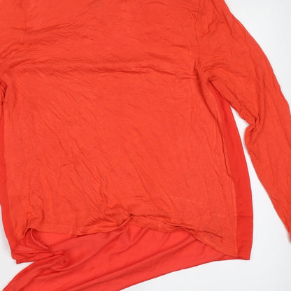 Womens UK Size 12 Gallery Red Basic Blouse