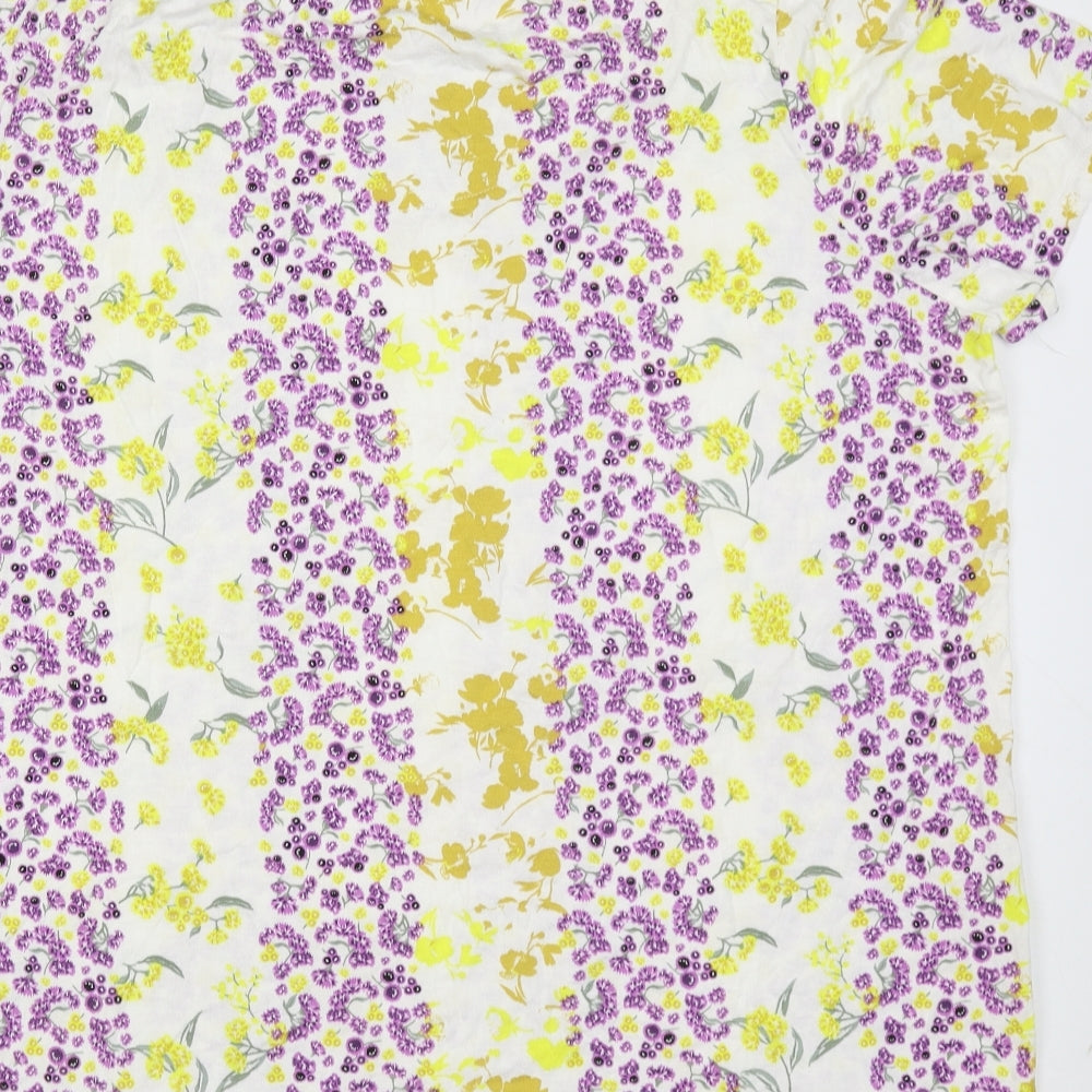 Womens UK Size 20 Principles Ivory Basic Blouse