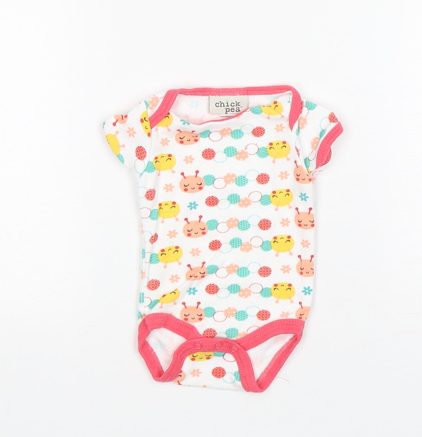 Chick Pea Girls Multicoloured Polka Dot Cotton Leotard One-Piece Size 0-3 Months