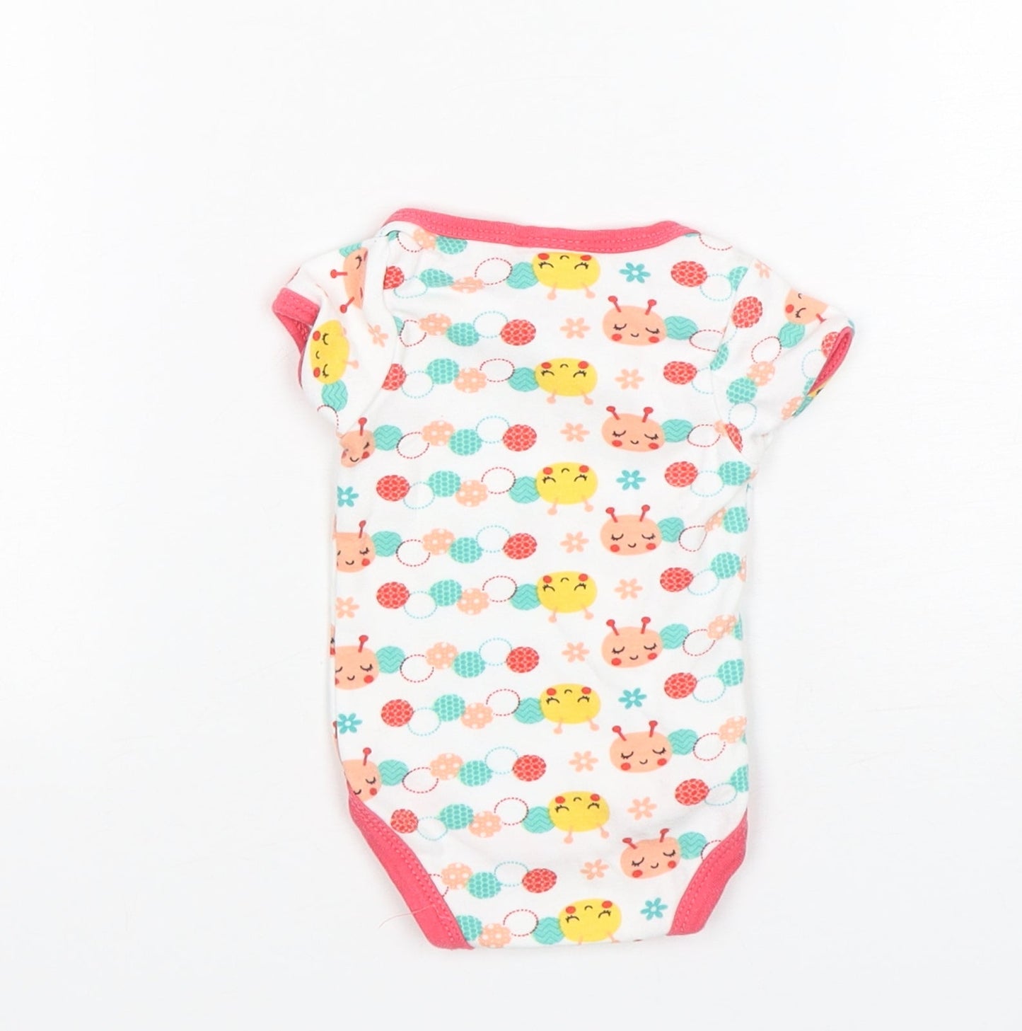 Chick Pea Girls Multicoloured Polka Dot Cotton Leotard One-Piece Size 0-3 Months