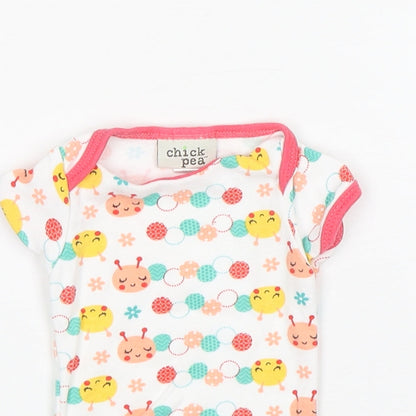 Chick Pea Girls Multicoloured Polka Dot Cotton Leotard One-Piece Size 0-3 Months